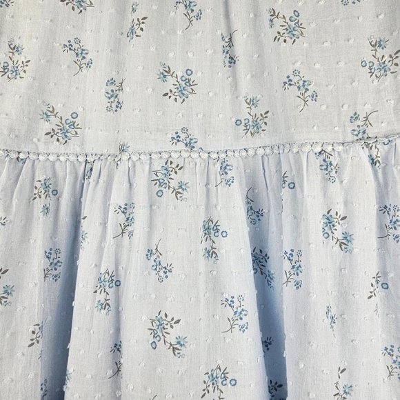 NWT The Shirt by Rochelle Behrens the Candice floral dress in soft blue ditsy - Picture 6 of 8